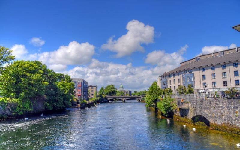 Clean Irish river representing the environmental impact of household cleaning choices
